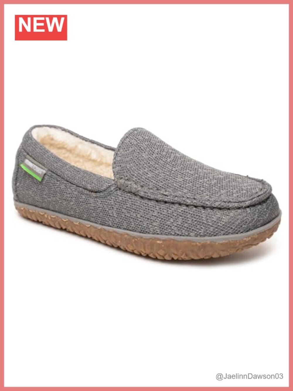 Womens Eco Elm Slippers Recycled Fabric Pull-On
